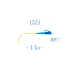 Пигтейл LC/UPC SM (0.9) 1,5 m Пигтейл LC/UPC SM (0.9) 1,5 m